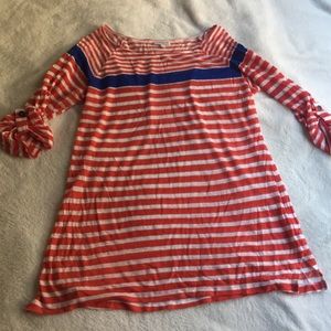 A Pea in the Pod Striped Maternity Shirt